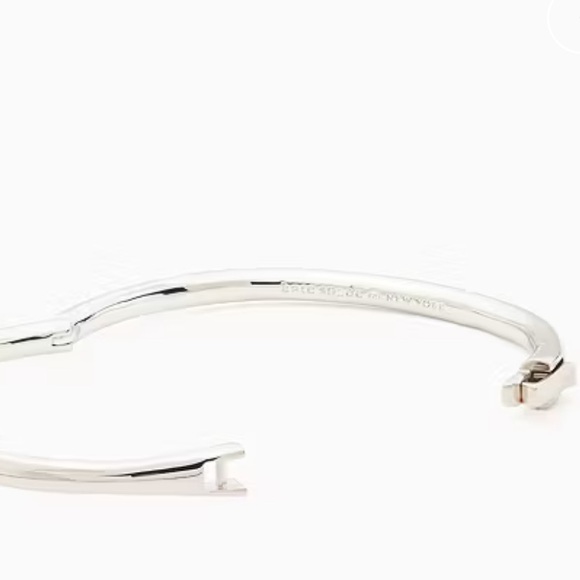 Kate Spade Silver Sailers Knot Hinge Brangle - Picture 4 of 8